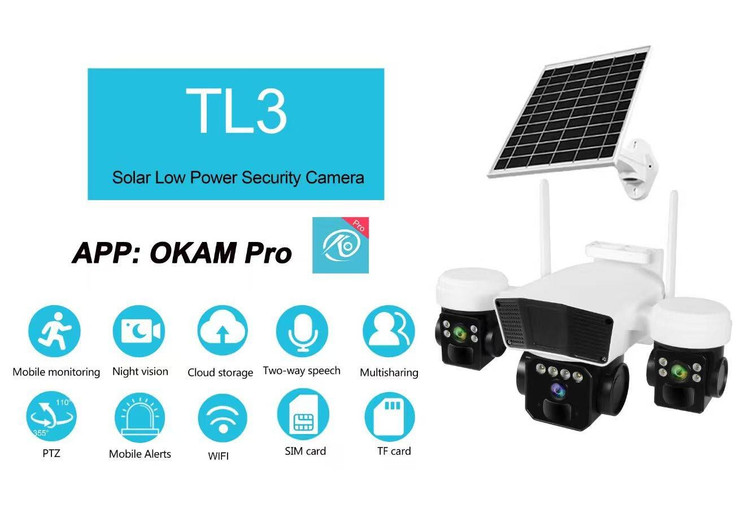 دوربین سه لنز سیمکارتخور خورشیدی TL3