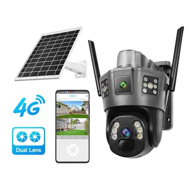 دوربین 2 لنز سیمکارتخور به همراه سولار خورشیدی TD-35G