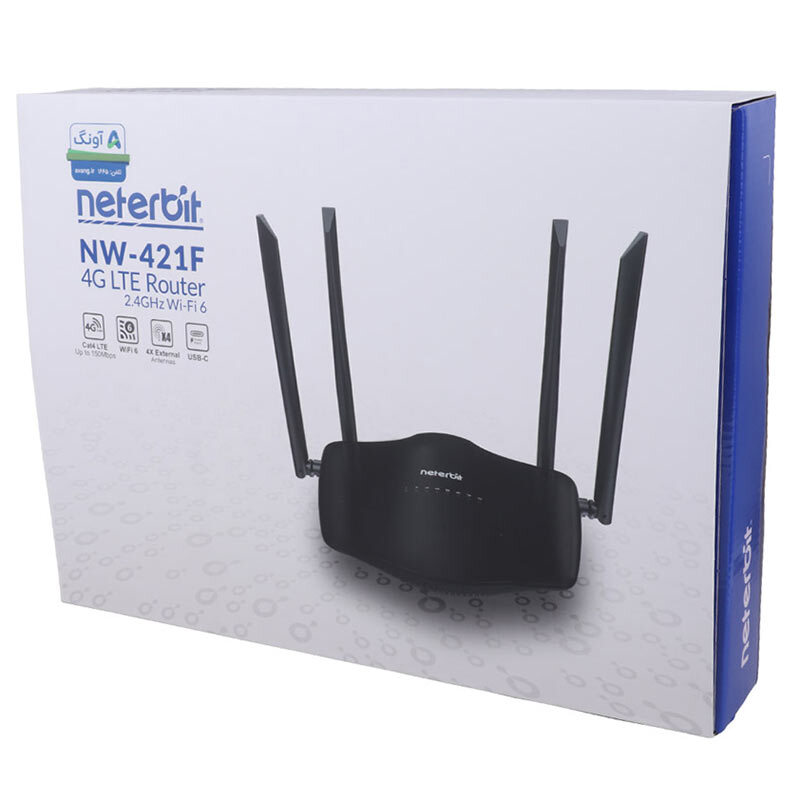 مودم روتر 4G/LTE رو میزی نتربیت سیمکارتخور آنلاک  مدل NW-421F